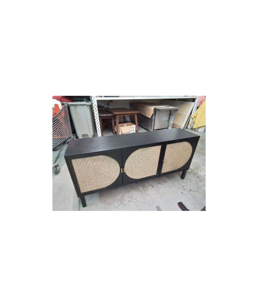 BUFFET MANGUIER NOIRE PORTES CANNÉE REF BGHS164052-MM