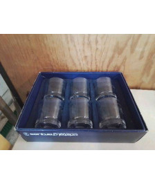 COFFRET 6 VERRES CRISTAL D’ARQUES 