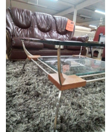 TABLE DE SALON VERRE