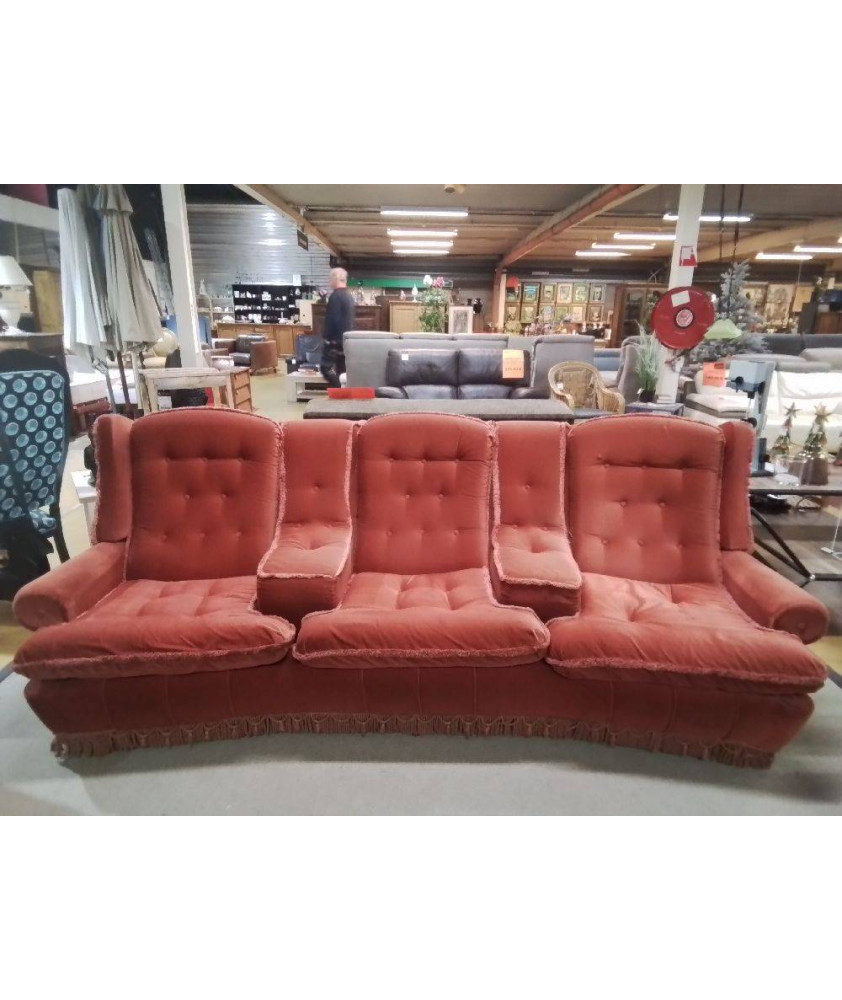 CANAPE 3 PLACES TISSU