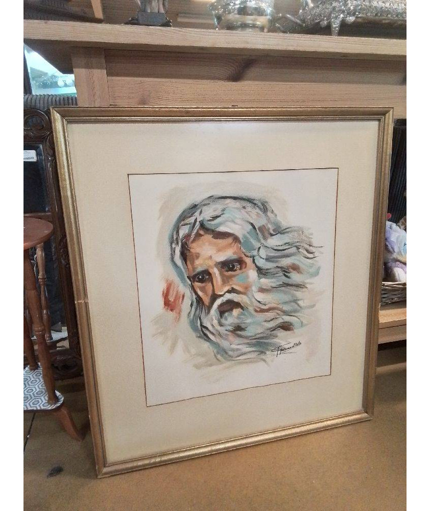 PORTRAIT SIGNEE TOUSSAINT