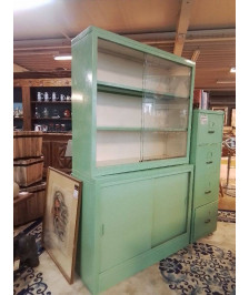 ARMOIRE DE BUREAU MÉTALLIQUE 2 CORPS