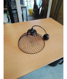 SUSPENSION MÉTAL FILAIRE NOIR