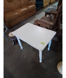 TABLE BASSE RECTANGULAIRE BOIS BLANC COUNTRY CORNER 