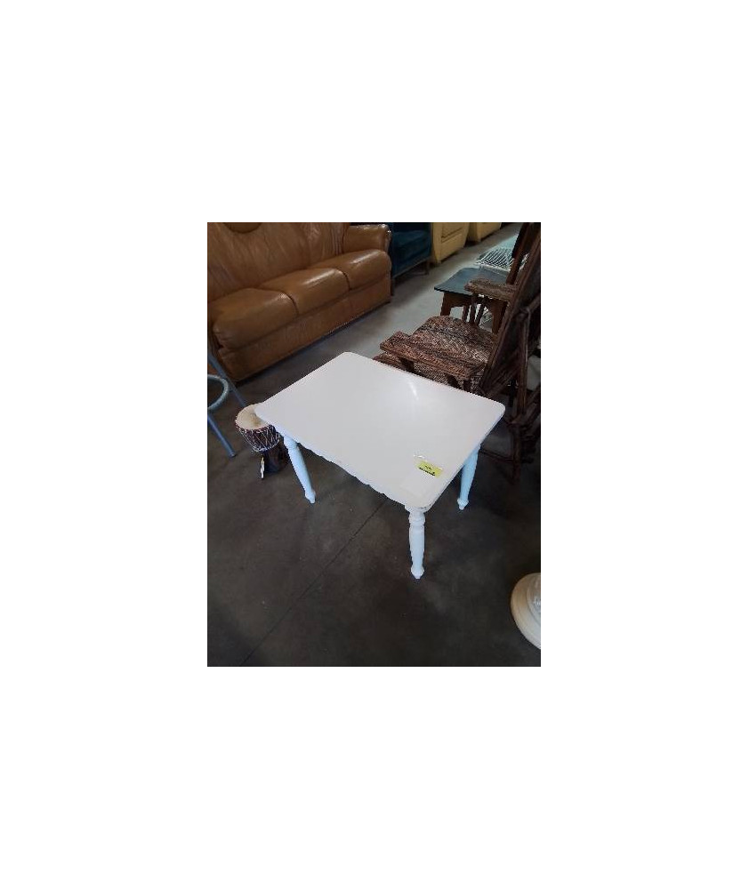 TABLE BASSE RECTANGULAIRE BOIS BLANC COUNTRY CORNER 