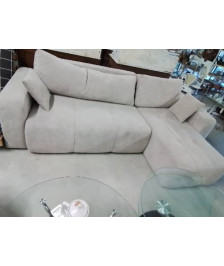 CANAPE D ANGLE RÉVERSIBLE CONVERTIBLE 4 PLACES NICOLE TISSU TAUPE