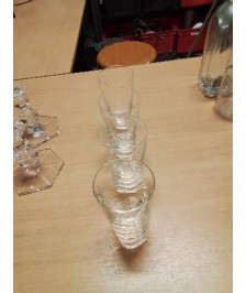 4 VERRES CRISTAL DE SEVRES 