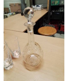 CARAFE CRISTAL GRAVÉ 