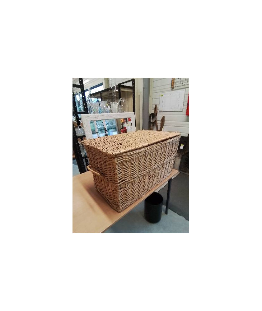 MALLE RECTANGULAIRE VANNERIE