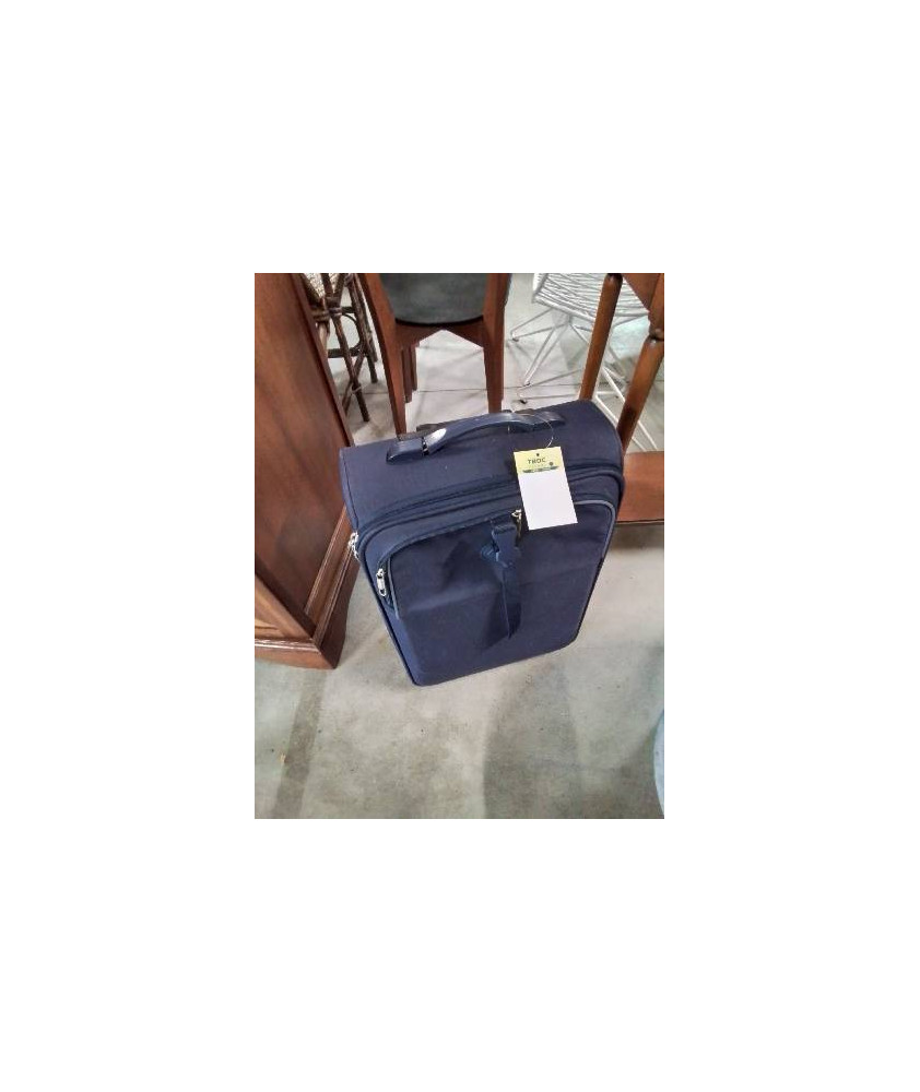 VALISE SOUPLE A ROULETTES TISSU BLEU SAMSONITE