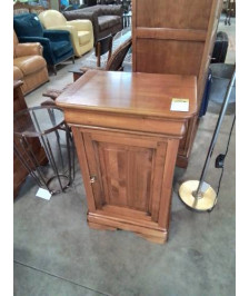 CONFITURIER BOIS CLAIR MOULURÉ 1 TIROIR 1 PORTE STYLE LOUIS PHILIPPE 