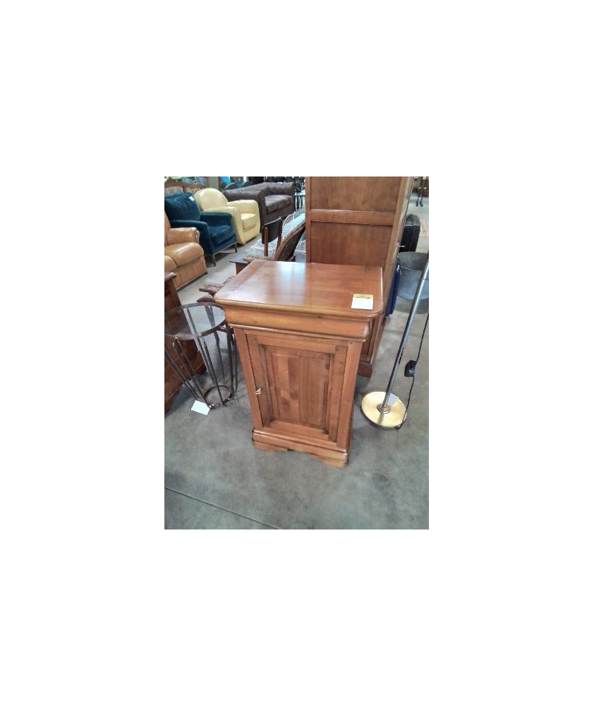 CONFITURIER BOIS CLAIR MOULURÉ 1 TIROIR 1 PORTE STYLE LOUIS PHILIPPE 