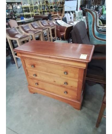 COMMODE BOIS CLAIR 4 TIROIRS STYLE LOUIS PHILIPPE 