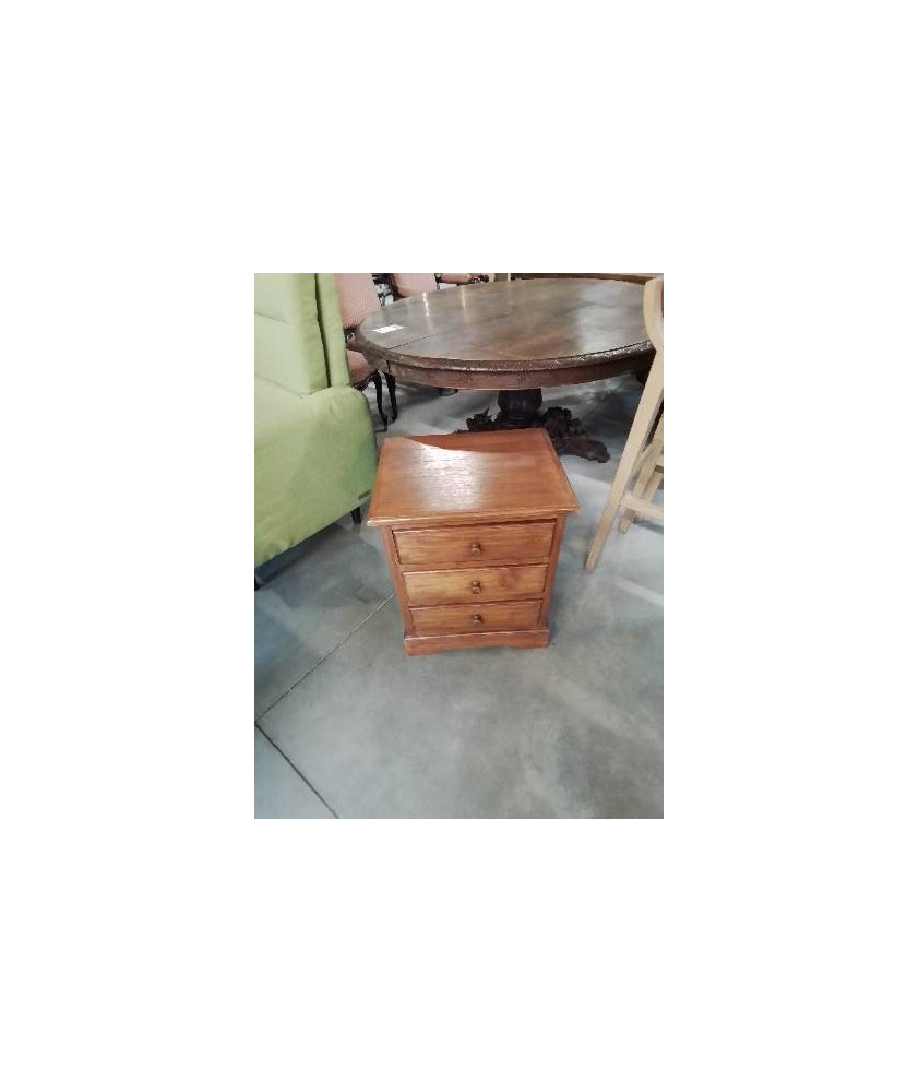 CHIFFONNIER BOIS CLAIR 3 TIROIRS 