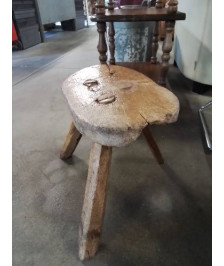 PORTE PLANTE BOIS NATUREL TRIPODE