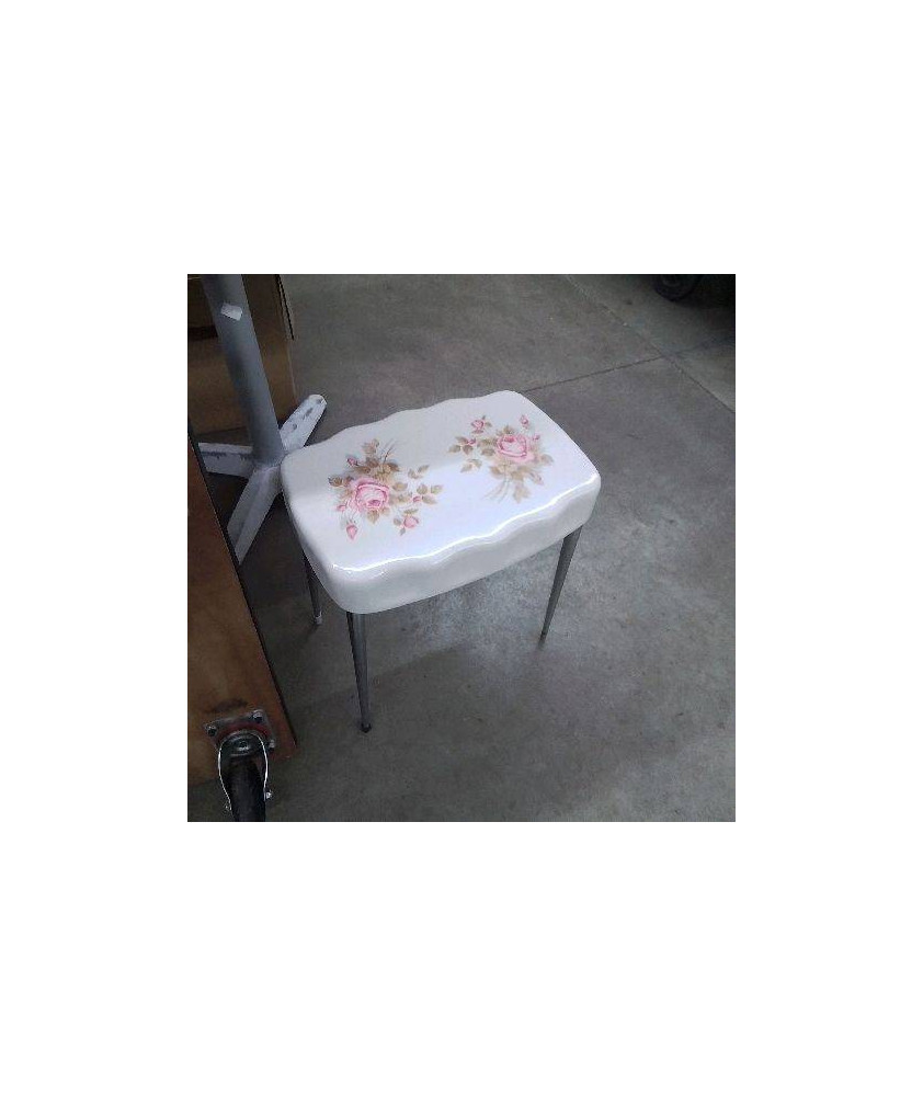 TABOURET VINTAGE ROSES 