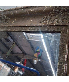 MIROIR DORÉ GRAND MODÈLE EN L\'ETAT
