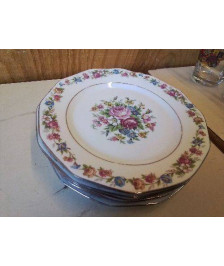 LOT DE 5 ASSIETTES A DESSERTS 