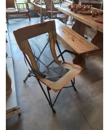 FAUTEUIL DE PÊCHE PLIANT MÉTAL EG TOILE QUECHUA