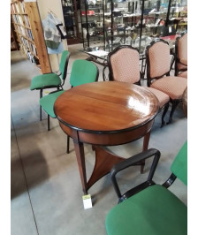 GUERIDON BOIS CLAIR STYLE DIRECTOIRE 