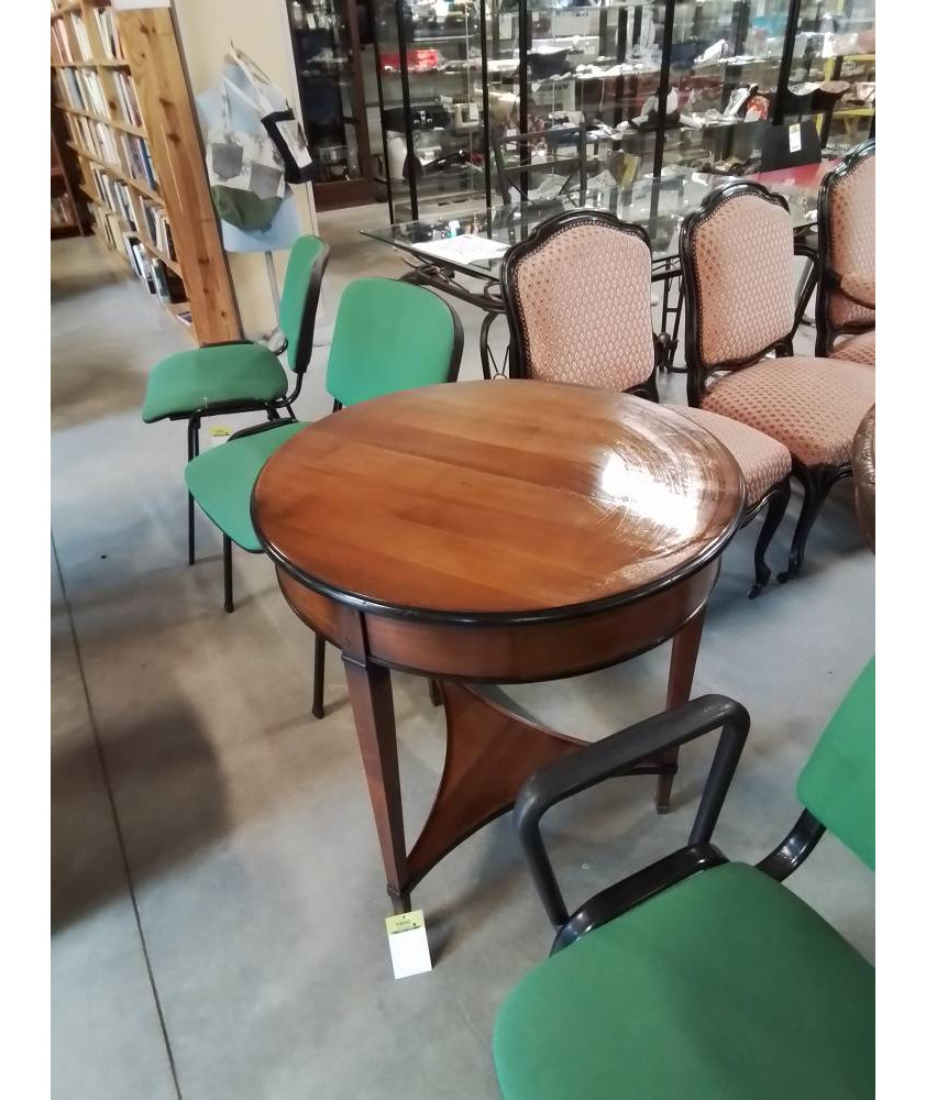 GUERIDON BOIS CLAIR STYLE DIRECTOIRE 