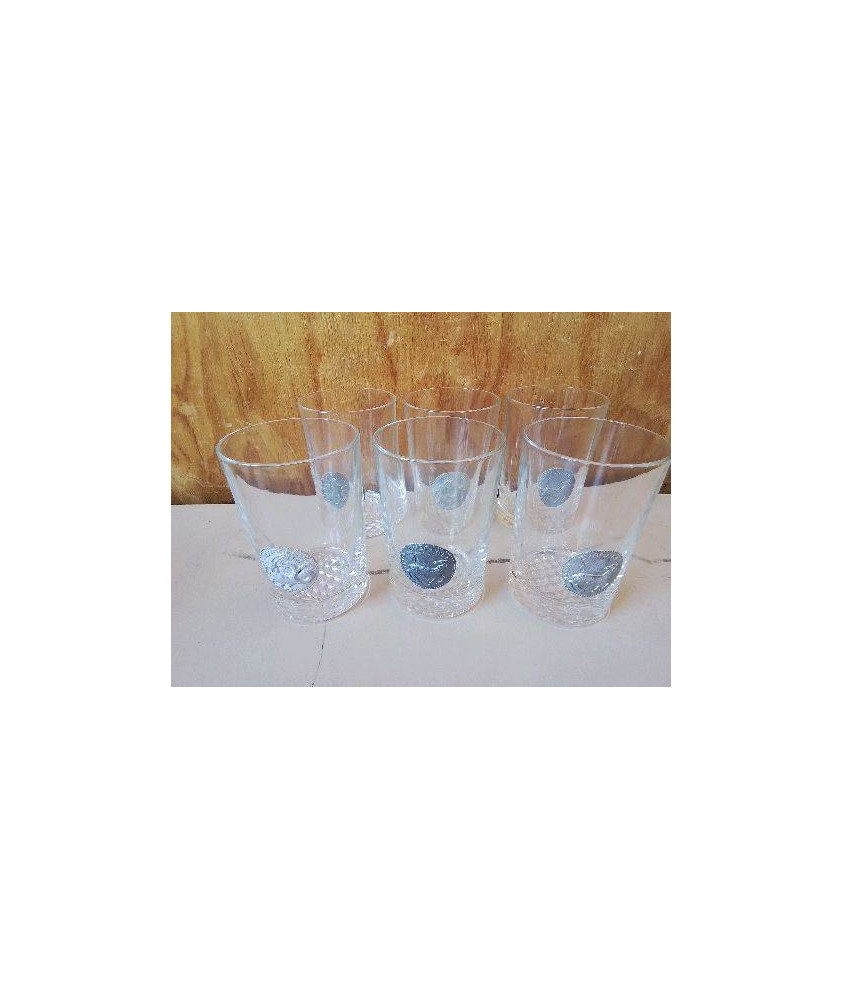 LOT DE 6 VERRES 