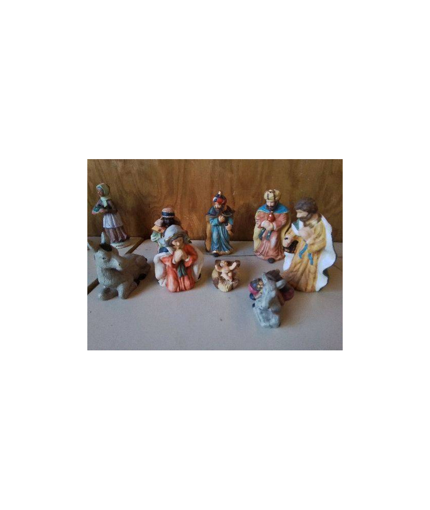 ENSEMBLE DE FIGURINE DE CRÈCHE 
