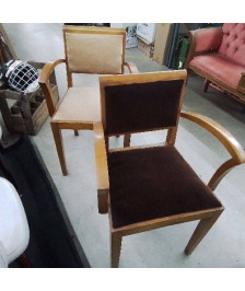 PAIRE DE FAUTEUILS VINTAGE 