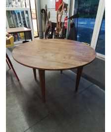 TABLE RONDE CHÊNE 122,5X76CM