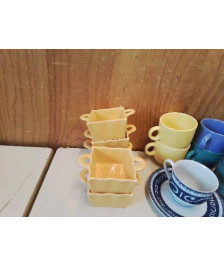 LOT DE 6 RAMEQUINS ORANGE 