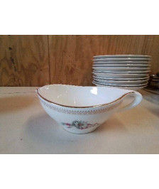 SAUCIÈRE MOTIF FLORAL 