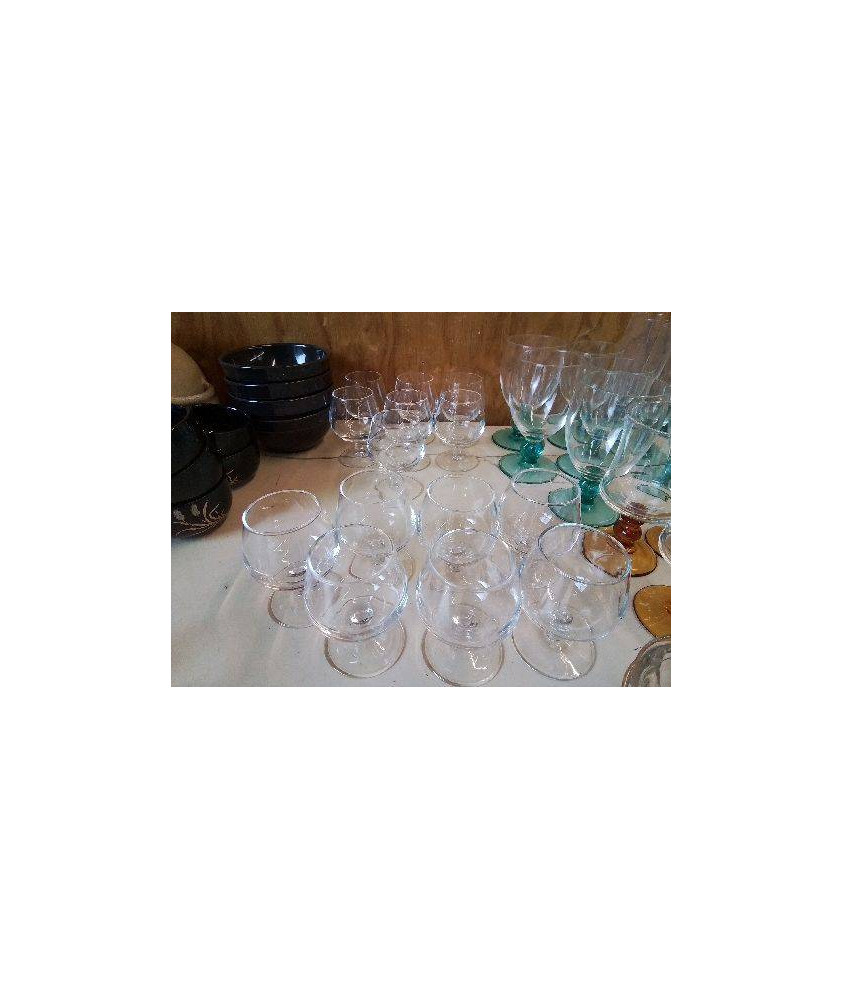 LOT DE 7 VERRES