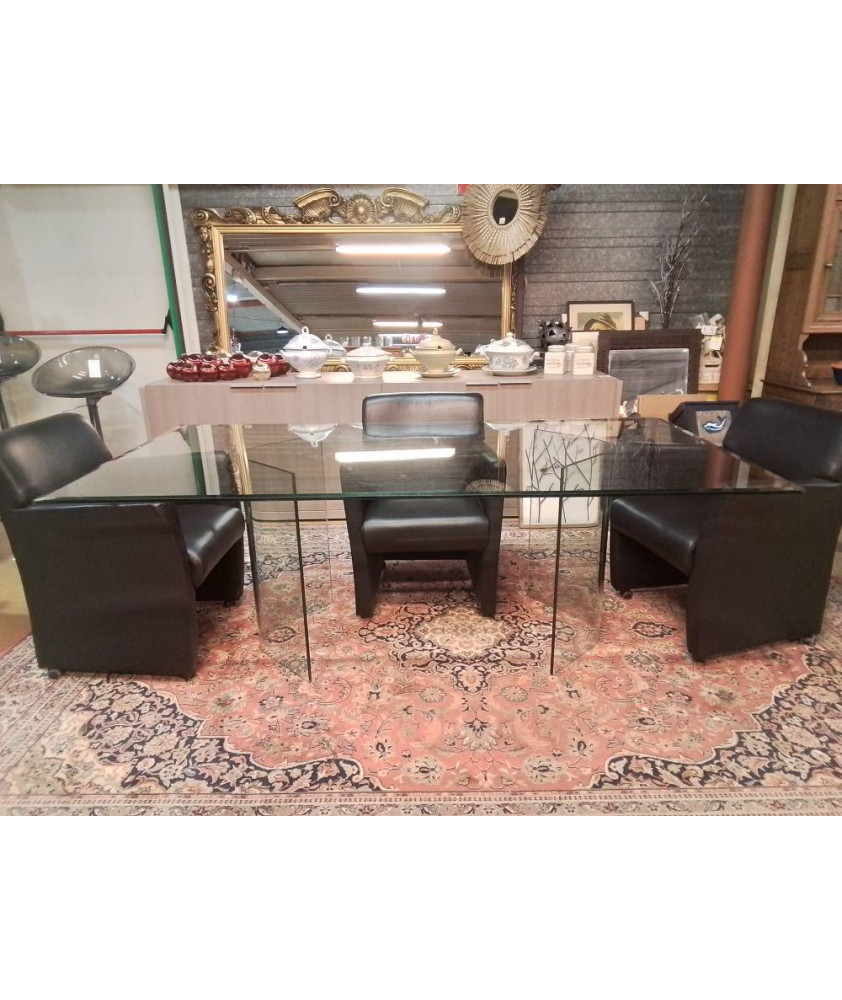 TABLE EN VERRE