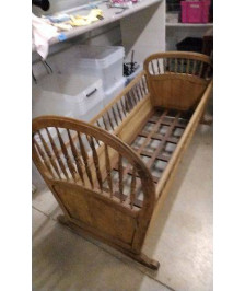 LIT ENFANT BOIS / ANCIEN ( 147X51)