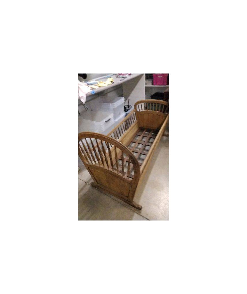 LIT ENFANT BOIS / ANCIEN ( 147X51)