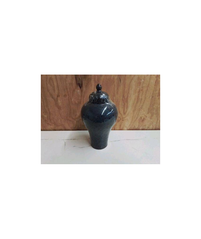 URNE CÉRAMIQUE NOIRE
