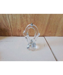 PIED DE LAMPE EN VERRE DE CRISTAL DAUM