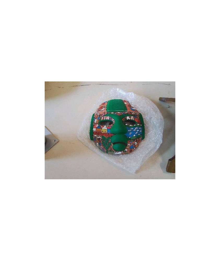 MASQUE MEXICAIN EN TERRE CUITE