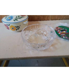 SALADIER EN CRISTAL DE SAINT LOUIS