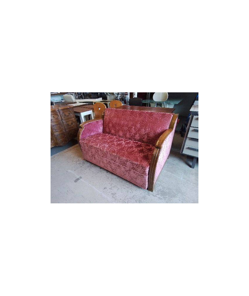 CANAPE 2 PLACES CONVERTIBLE EPOQUE ART DECO