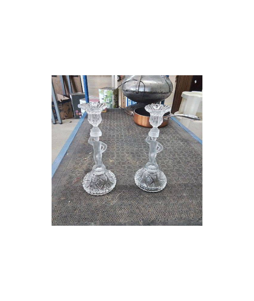 PAIRE BOUGEOIRS PORTIEUX