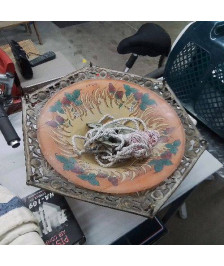 SUSPENSION COUPE VERRE 