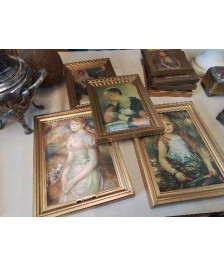 MINI CARDE EN TISSUS IMPRIMÉ 