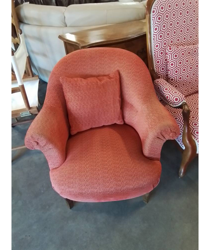 CRAPAUD  TISSU ORANGÉ 