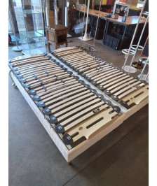 PAIRE DE SOMMIER ÉLECTRIQUE SIMMONS AVEC MATELAS 2X80X200CM