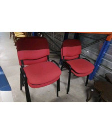 CHAISE D\'ACCUEIL ROUGE 