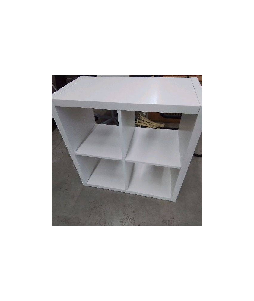 ETAGERE 4 CASES BLANCHE