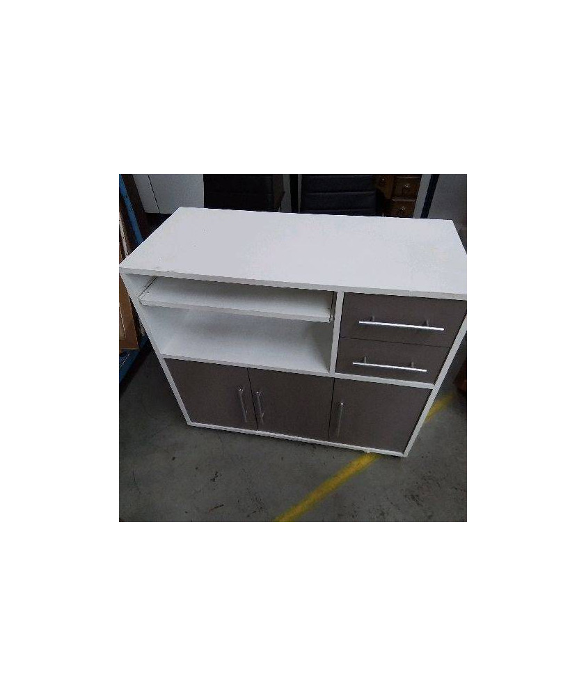 MEUBLE DE CUISINE BLANC GRIS