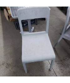 CHAISES GRISES LOT DE 4 