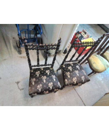 CHAISE BASSE DE STYLE NAPOLEON III